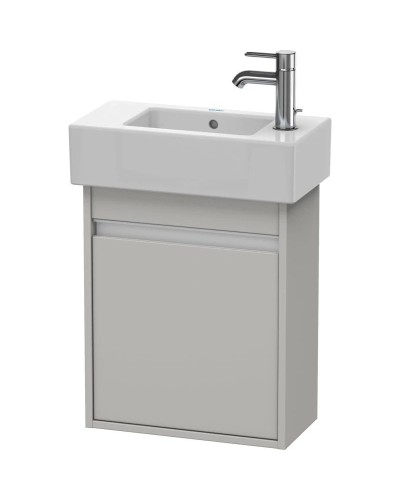 Тумба бетонно-серый матовый 45 см Duravit Ketho KT6629L0707