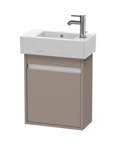 Тумба базальт матовый 45 см Duravit Ketho KT6629L4343