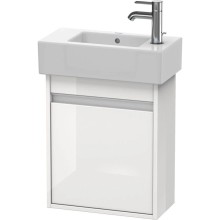Тумба белый глянец 45 см Duravit Ketho KT6629R2222