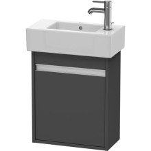 Тумба графит матовый 45 см Duravit Ketho KT6629R4949