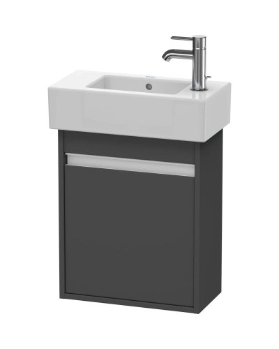 Тумба графит матовый 45 см Duravit Ketho KT6629R4949