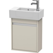 Тумба тауп матовый 45 см Duravit Ketho KT6629R9191