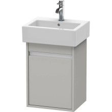 Тумба бетонно-серый матовый 40 см Duravit Ketho KT6630L0707