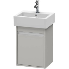 Тумба бетонно-серый матовый 40 см Duravit Ketho KT6630L0707