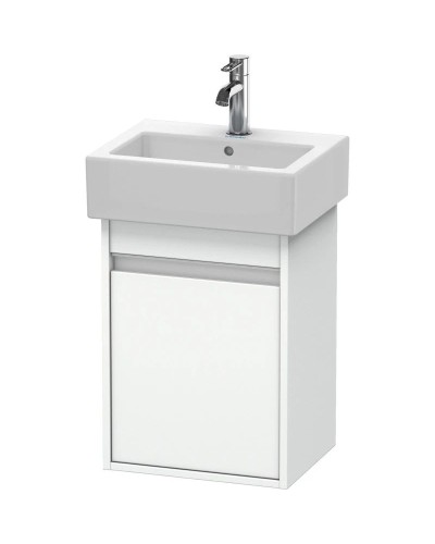 Тумба белый матовый 40 см Duravit Ketho KT6630L1818