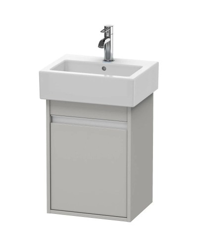 Тумба бетонно-серый матовый 40 см Duravit Ketho KT6630R0707