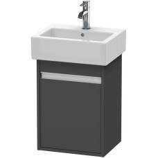 Тумба графит матовый 40 см Duravit Ketho KT6630R4949