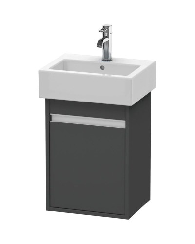 Тумба графит матовый 40 см Duravit Ketho KT6630R4949