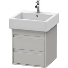 Тумба бетонно-серый матовый 45 см Duravit Ketho KT663500707