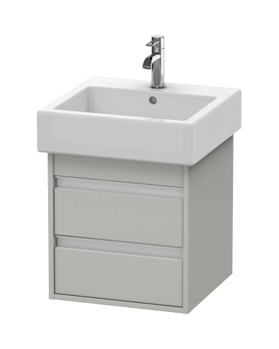 Тумба бетонно-серый матовый 45 см Duravit Ketho KT663500707