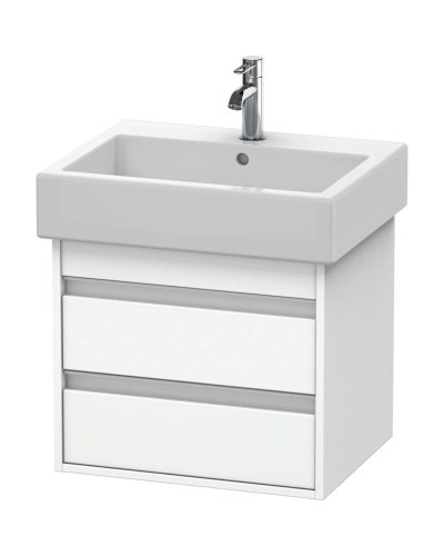 Тумба белый матовый 55 см Duravit Ketho KT663601818