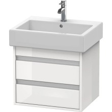Тумба белый глянец 55 см Duravit Ketho KT663602222