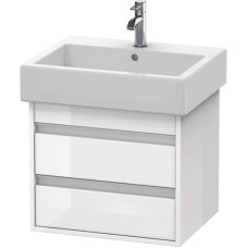 Тумба белый глянец 55 см Duravit Ketho KT663602222