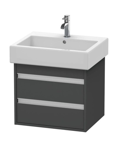 Тумба графит матовый 55 см Duravit Ketho KT663604949