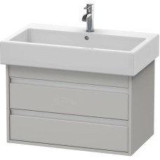 Тумба бетонно-серый матовый 75 см Duravit Ketho KT663700707