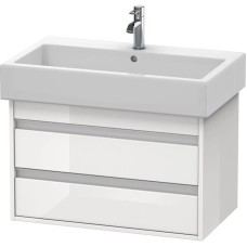 Тумба белый глянец 75 см Duravit Ketho KT663702222