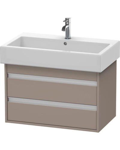 Тумба базальт матовый 75 см Duravit Ketho KT663704343