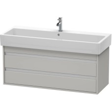 Тумба бетонно-серый матовый 115 см Duravit Ketho KT663900707