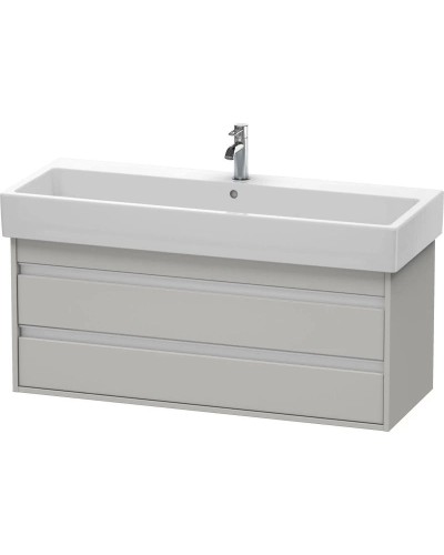 Тумба бетонно-серый матовый 115 см Duravit Ketho KT663900707