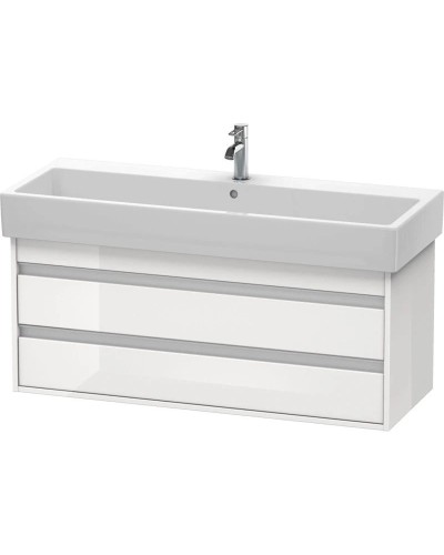 Тумба белый глянец 115 см Duravit Ketho KT663902222