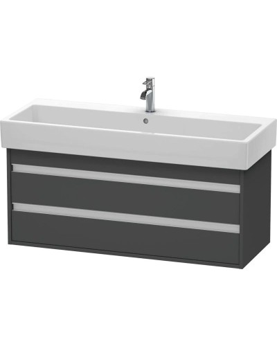 Тумба графит матовый 115 см Duravit Ketho KT663904949