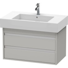 Тумба бетонно-серый матовый 80 см Duravit Ketho KT664000707