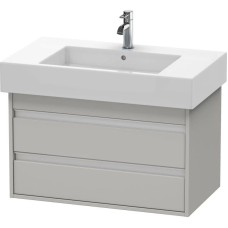 Тумба бетонно-серый матовый 80 см Duravit Ketho KT664000707
