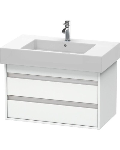 Тумба белый матовый 80 см Duravit Ketho KT664001818