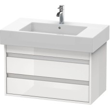 Тумба белый глянец 80 см Duravit Ketho KT664002222