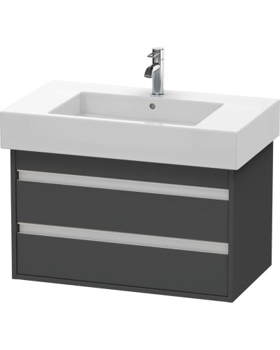 Тумба графит матовый 80 см Duravit Ketho KT664004949