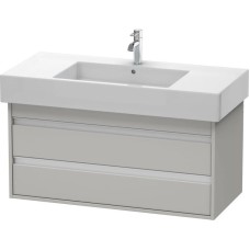 Тумба бетонно-серый матовый 100 см Duravit Ketho KT664100707