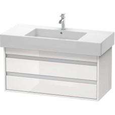 Тумба белый глянец 100 см Duravit Ketho KT664102222