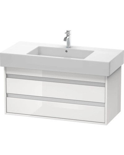 Тумба белый глянец 100 см Duravit Ketho KT664102222