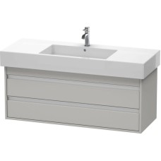 Тумба бетонно-серый матовый 120 см Duravit Ketho KT664200707