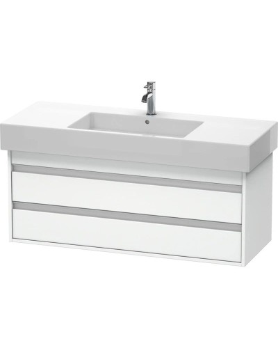 Тумба белый матовый 120 см Duravit Ketho KT664201818
