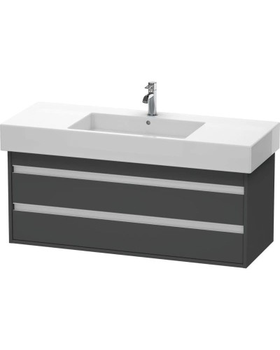 Тумба графит матовый 120 см Duravit Ketho KT664204949