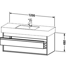 Тумба орех 120 см Duravit Ketho KT664207979