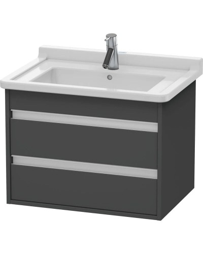 Тумба графит матовый 65 см Duravit Ketho KT664304949