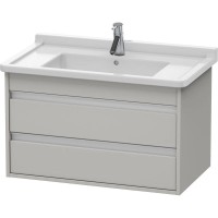 Тумба бетонно-серый матовый 80 см Duravit Ketho KT664400707