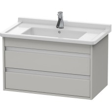 Тумба бетонно-серый матовый 80 см Duravit Ketho KT664400707