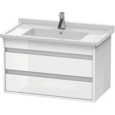 Тумба белый глянец 80 см Duravit Ketho KT664402222