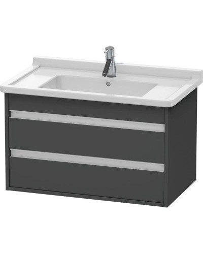 Тумба графит матовый 80 см Duravit Ketho KT664404949