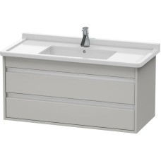 Тумба бетонно-серый матовый 100 см Duravit Ketho KT664500707