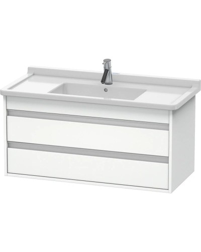 Тумба белый матовый 100 см Duravit Ketho KT664501818
