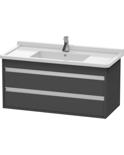 Тумба графит матовый 100 см Duravit Ketho KT664504949