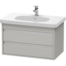 Тумба бетонно-серый матовый 80 см Duravit Ketho KT664700707