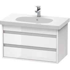 Тумба белый глянец 80 см Duravit Ketho KT664702222