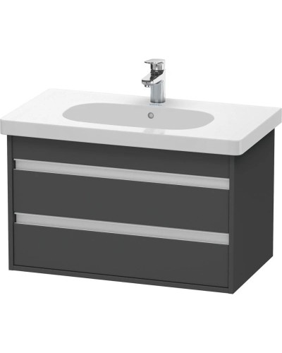 Тумба графит матовый 80 см Duravit Ketho KT664704949