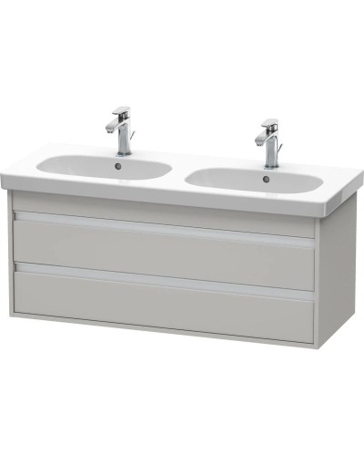 Тумба бетонно-серый матовый 115 см Duravit Ketho KT664900707