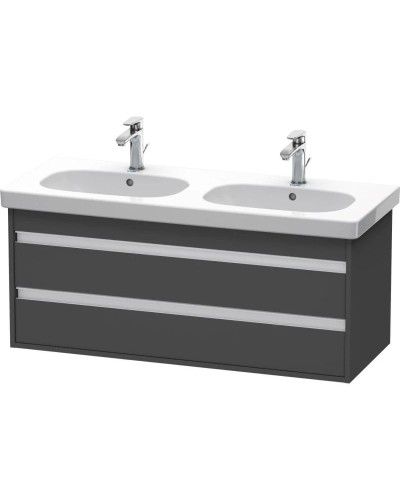Тумба графит матовый 115 см Duravit Ketho KT664904949